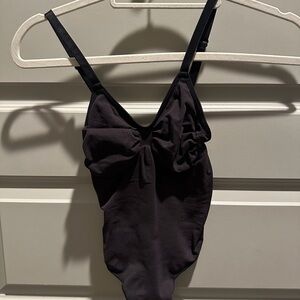 SKIMS Black Textured Garment